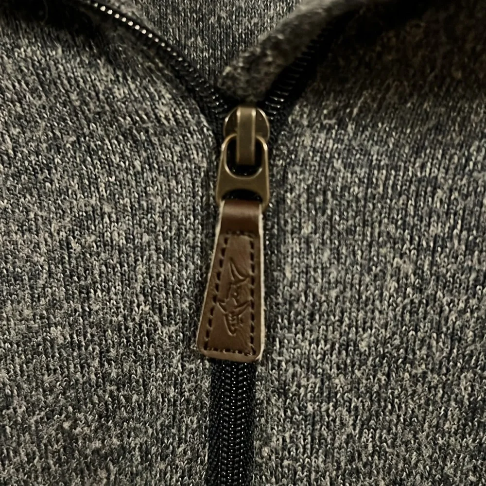 Greg Norman Collection Navy Zip-Up Sweater